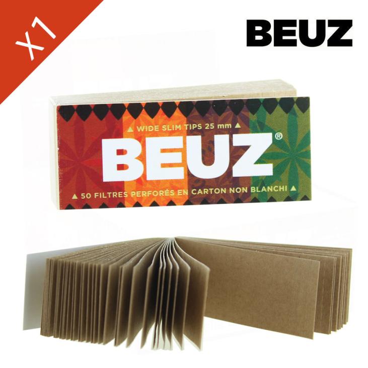 Cardboard Filter Beuz Brown Wide Single Unit