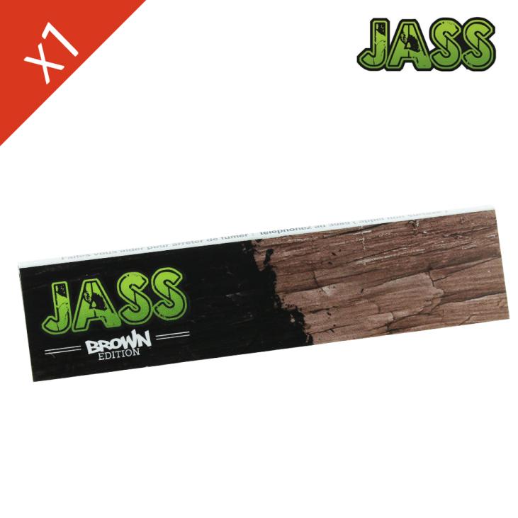 King Size Rolling Paper Jass Slim Brown Booklet