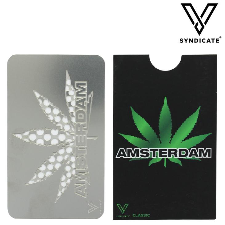 Grinder Card V-Syndicate Amsterdam Leaf