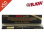 Pack of King Size Rolling Paper Raw Black Slim Booklets