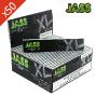 Pack of King Size Rolling Paper Jass Slim Blanc XL Black Edition Bookletc