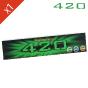 King Size 420 Slim Brown Rolling Paper Booklet