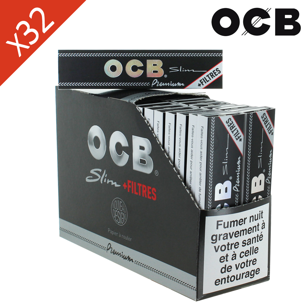 OCB Slim with Carton, Rolling Papers + Toncar