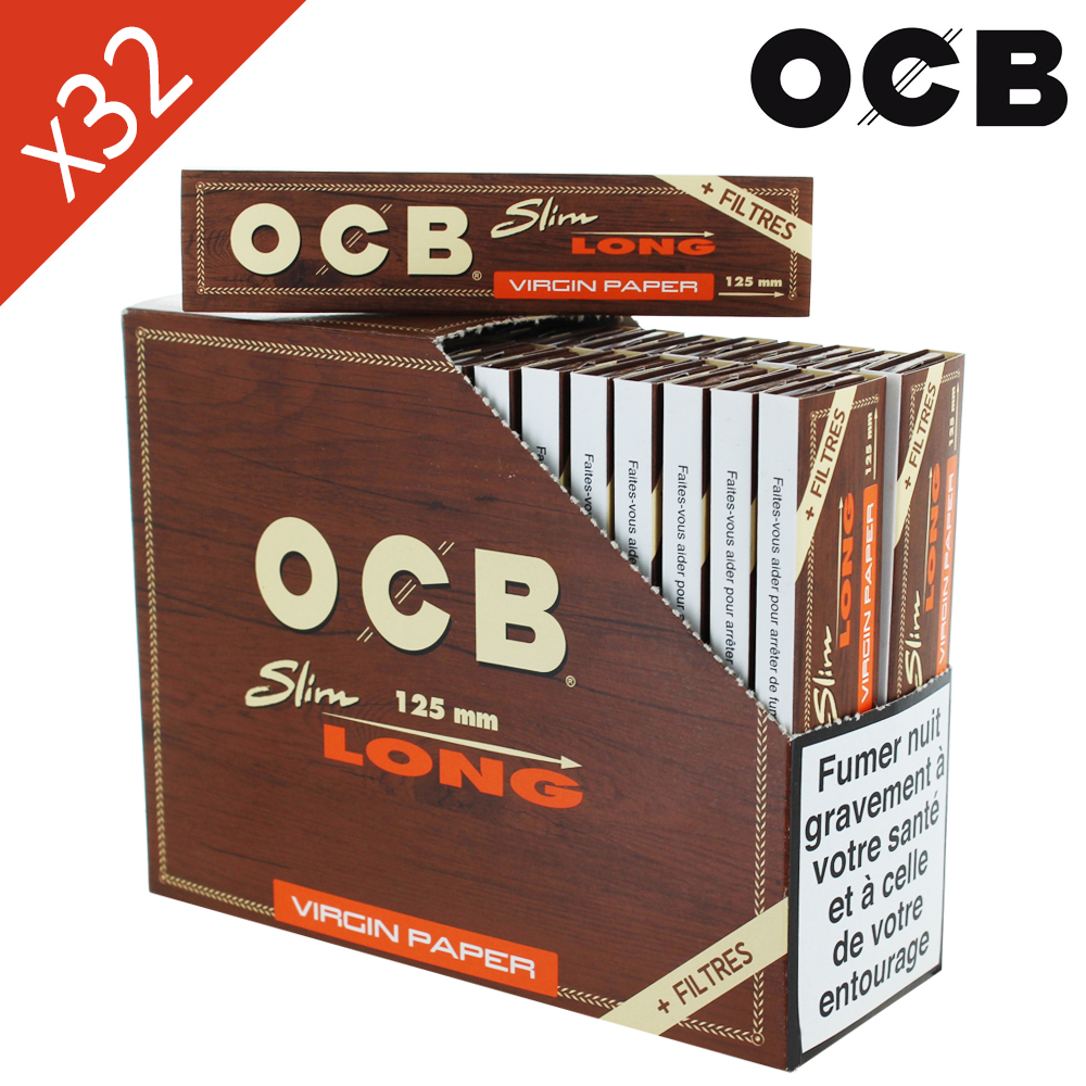 OCB - Carnet de 32 feuilles à rouler Virgin Slim