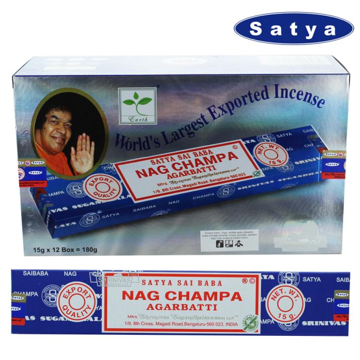 Boite Satya Encens Nag Champa Sai Baba
