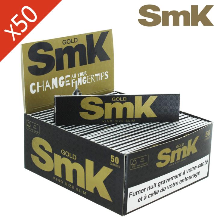 Boite de papier à rouler SMK Slim Gold