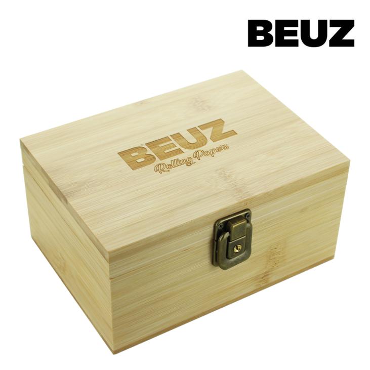 Boîte rangement Beuz MagicBox en bois de bambou