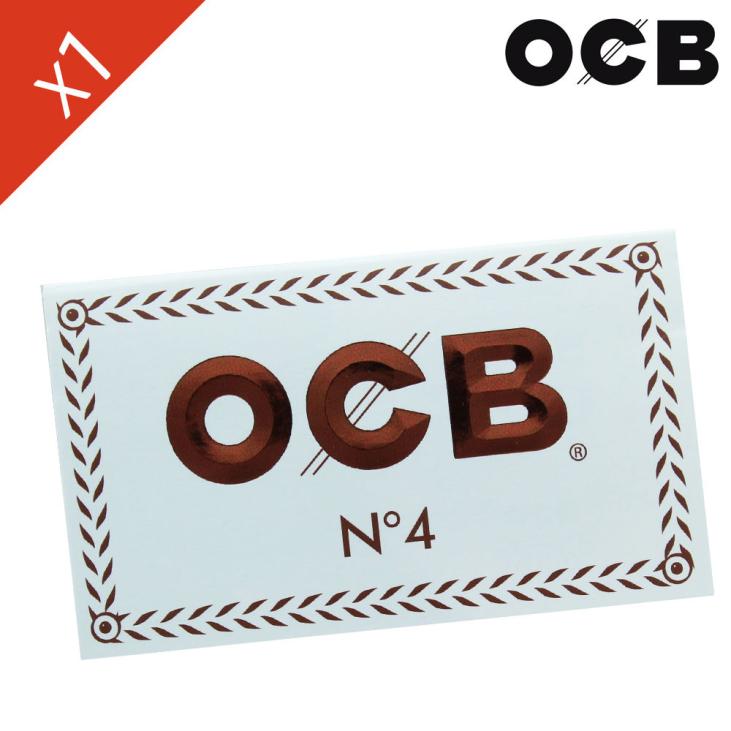 Petite Feuille à rouler OCB N°4 Regular Blanc par carnet de 100 feuilles