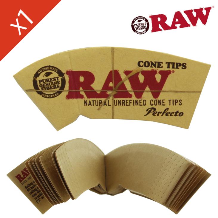 Carnet de filtres Raw Cone Perfecto en carton