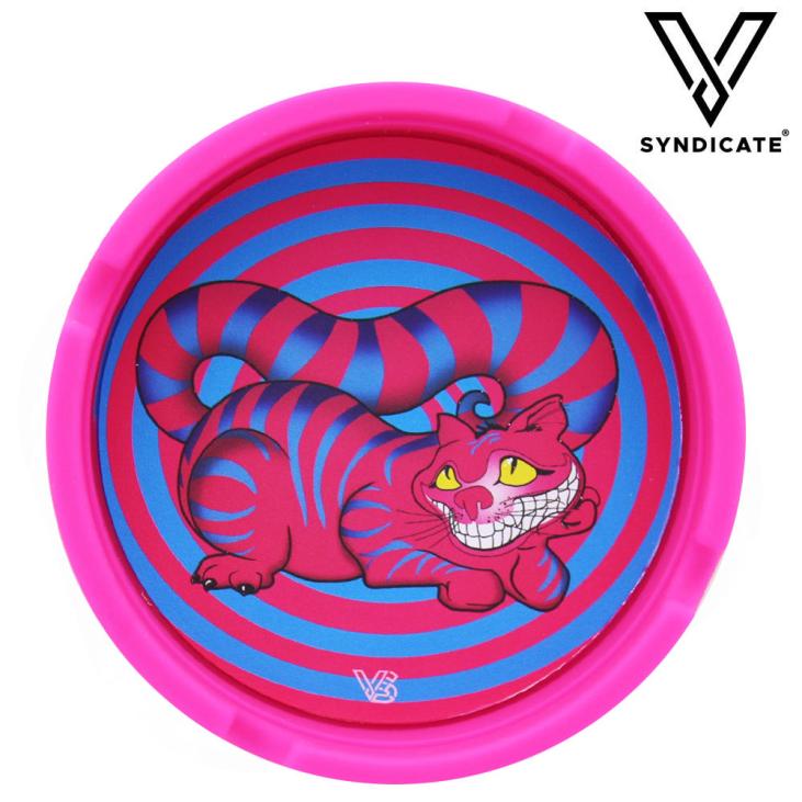 Cendrier rond silicone V-Syndicate Seshigher Cat