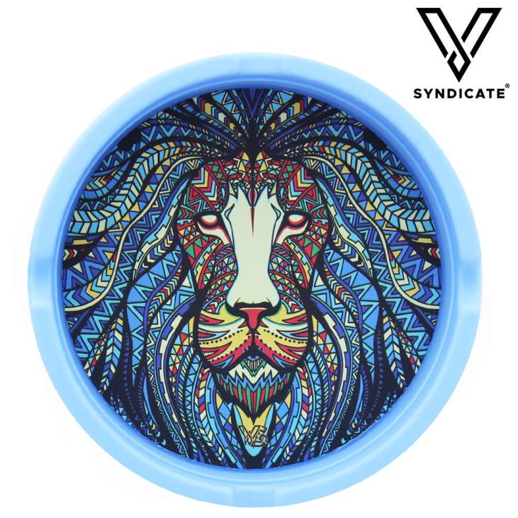 Cendrier rond silicone V-Syndicate Tribal Lion