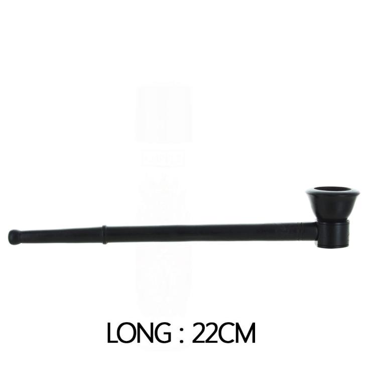 Grande pipe en bois Nagas (Noir) 22cm
