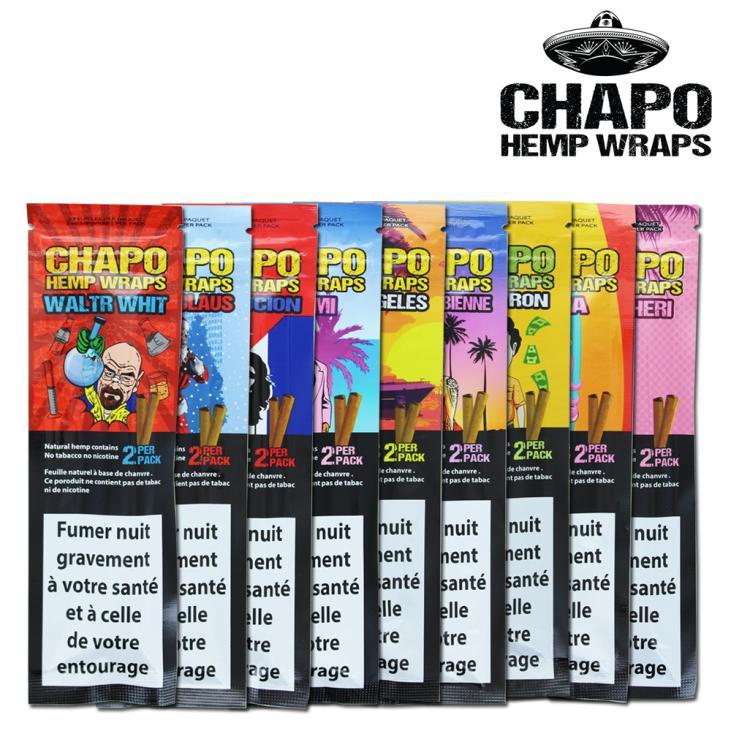 Lot de 9 Paquets de Blunts Chapo