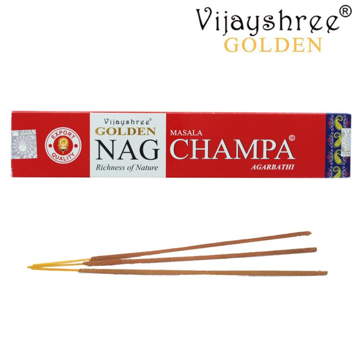 Vijayshree Golden Nag Paquet d'Encens Champa