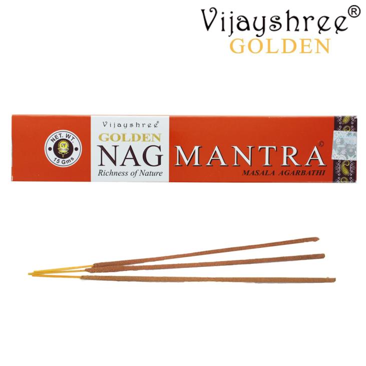 Vijayshree Golden Nag Paquet d'Encens Mantra