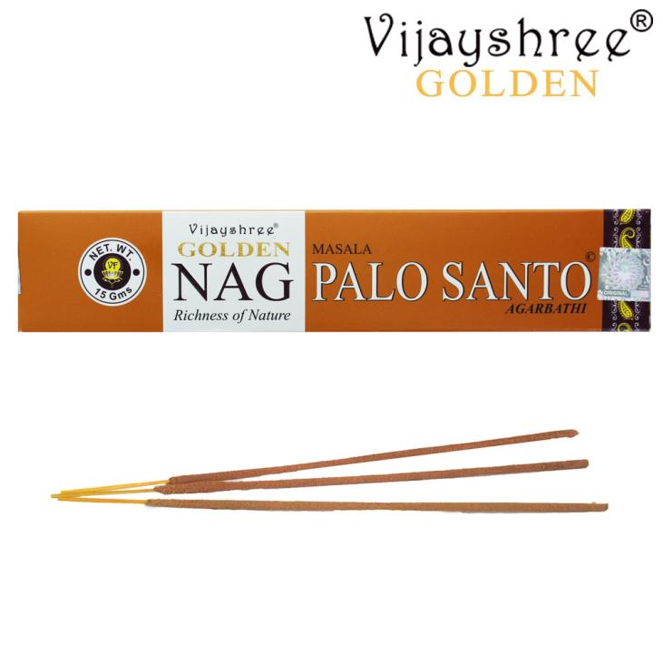Vijayshree Golden Nag Paquet d'Encens Palo Santo