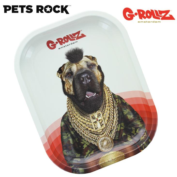 Plateau de roulage G-Rollz Pets Rock Fool (PM) métal