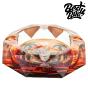 Cendrier Best Buds octogonale verre cristal Sunset Sherbet (GM)