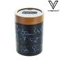 Jar Verre avec grinder SmartStash V-Syndicate T4 Hc20 (Bleu)