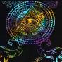 Tenture Eye of Providence Psyche Indienne